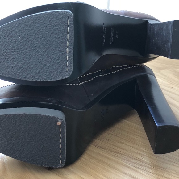 Rag and Bone lace up platform booties - Picture 3 of 5